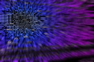 Code on the screen